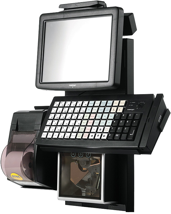 POS-комплект 9,7" Posiflex Retail Профи черный, TX-2100, Без ОС