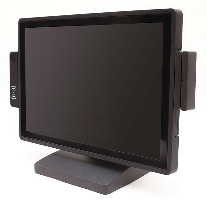Сенсорный терминал АТОЛ ViVA II AMG 19" с SSD черный + Ридер магнитных карт, Windows 7