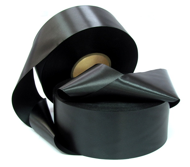 Сатиновая лента PS901B для ТТ-печати чёрная 200мм/200м