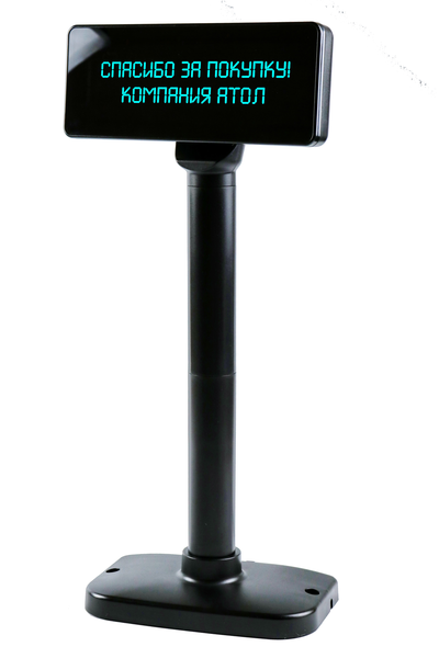 Дисплей покупателя АТОЛ PD-2800 RS232, черный, зеленый светофильтр