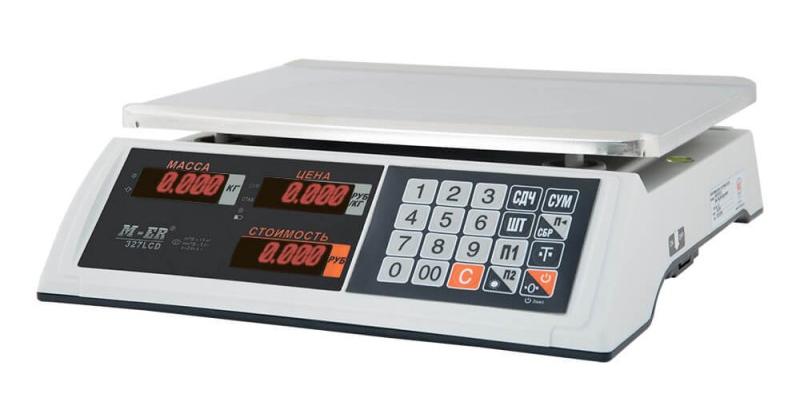 Торговые весы M-ER 327 AC-15.2 "Ceed" LED, белые