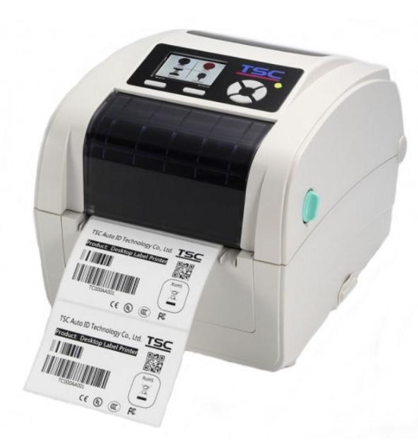 Термотрансферный принтер этикеток TSC TC210 (светлый) LCD SU+Ethernet+USB Host+RTC с отрезчиком