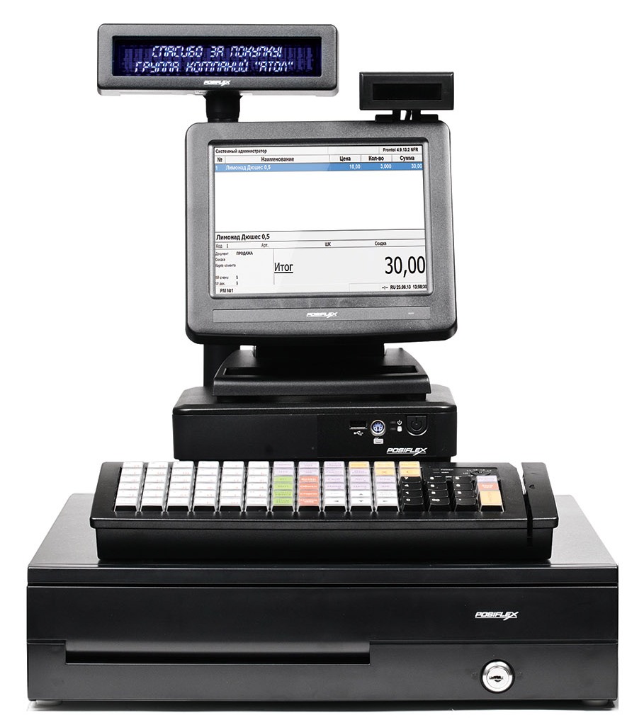 POS-система ForPOSt Супермаркет 8'' черная, без ФР + Frontol Торговля