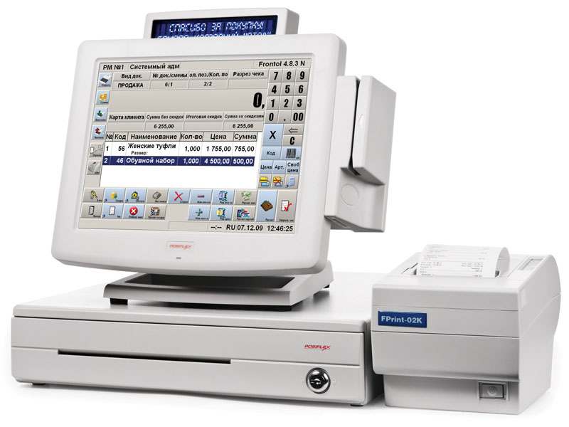 POS-система ForPOSt Бутик 12" белая, FPrint-22ПТK + Frontol Торговля