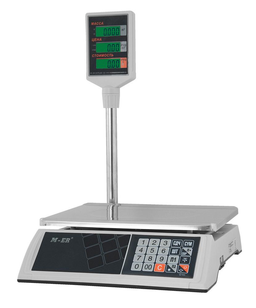 Торговые весы M-ER 326 ACP-32.5 "Slim" LCD