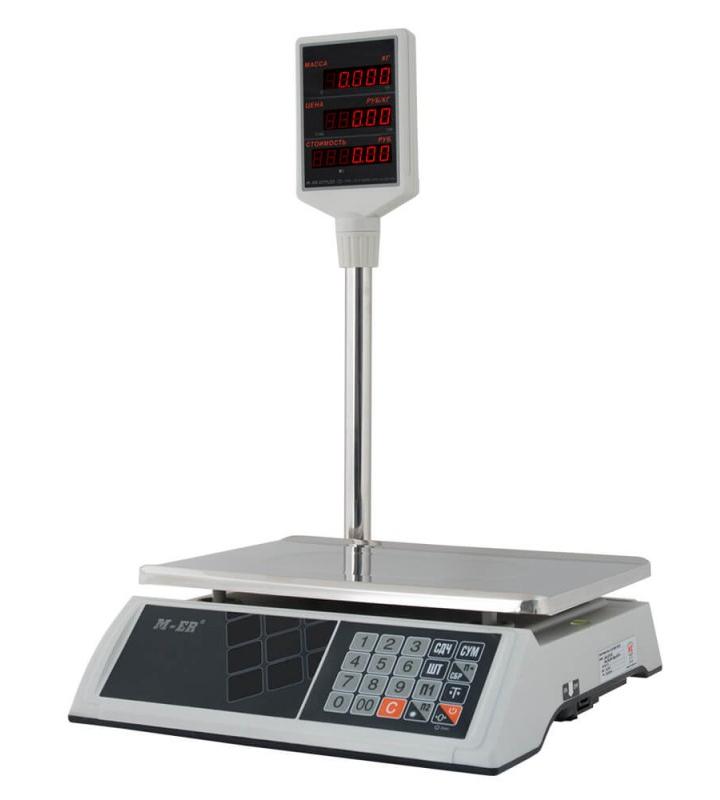 Торговые весы M-ER 327 ACP-32.5 "Ceed" LED, белые