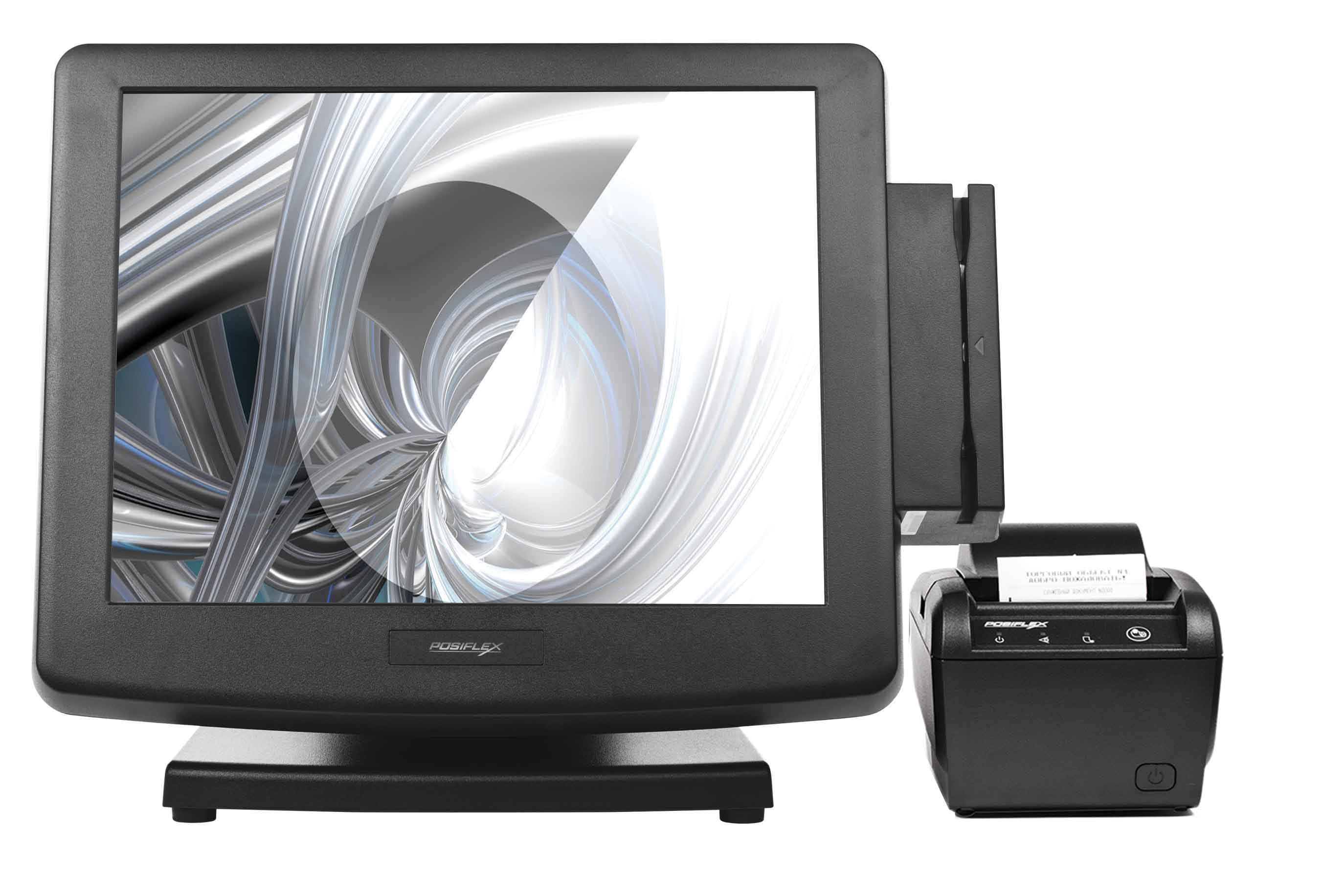 POS-комплект 15" KS-7215 c Aura-8800U черный, Windows POSReady 7