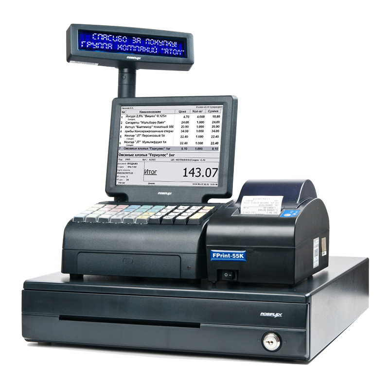 POS-комплект 8" DT-308, Windows POSReady 2009