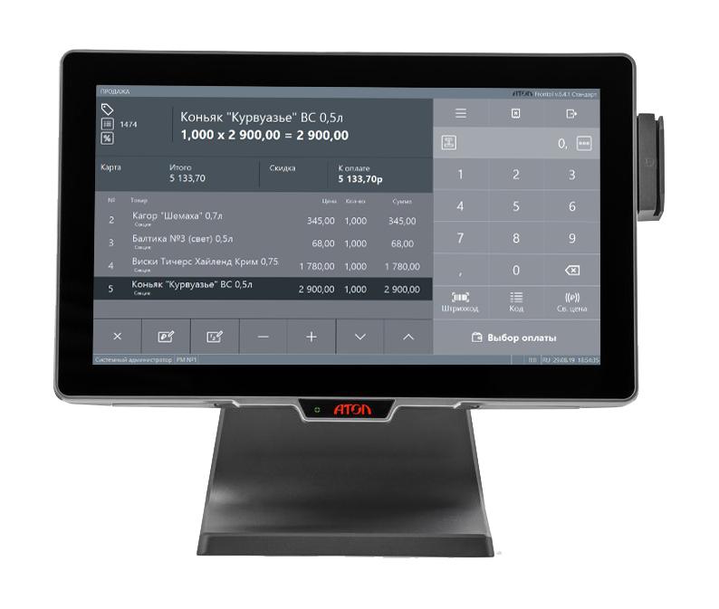 Сенсорный терминал АТОЛ JAZZ 15", P-CAP, Windows, POSReady 7
