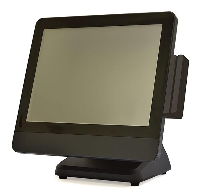 Сенсорный терминал АТОЛ ViVA II Smart 15" с SSD черный + Ридер магнитных карт, Windows 7