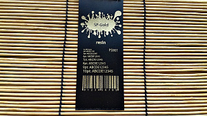 Красящая лента RESIN GOLD металл (110мм/300м/110мм/1") OUT