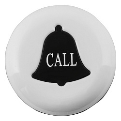 Влагозащищенная кнопка вызова K-V (бело-черный)