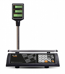 Торговые весы M-ER 327 ACP-15.2 "Ceed" LCD, черные