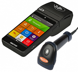 Эвотор 5i Смарт-терминал с ФН 15 мес. + сканер штрих-кода 2D