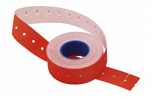 Этикет-лента 26x16x1000 прямая, красная