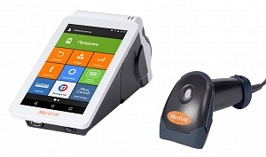 Эвотор 7.2 Смарт-терминал без ФН + сканер штрих-кода 1D