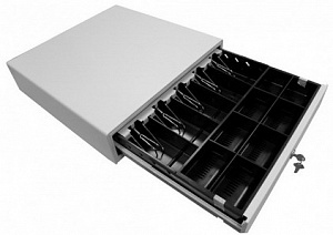 Денежный ящик Kraftway SI-420R интерфейс Epson, белый