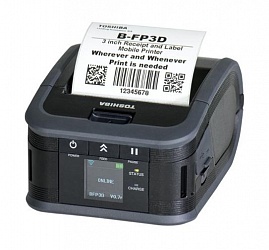 Мобильный принтер этикеток Toshiba B-FP3D, USB + Bluetooth NFC