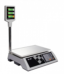 Торговые весы M-ER 327 ACP-32.5 "Ceed" LCD, белые
