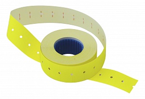 Этикет-лента 26x16x1000 прямая, желтая