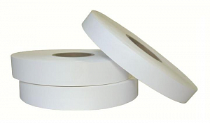 Нейлоновая лента премиум двусторонняя DP662 для ТТ-печати белая 65мм/200м